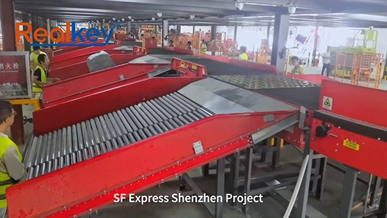 Swing wheel sorting machine SF Express Shenzhen project