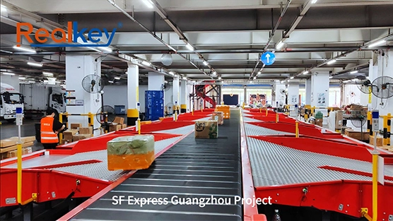 Linear sorting machine SF Express Guangzhou project