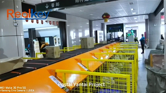 Linear sorting machine postal Yantai project