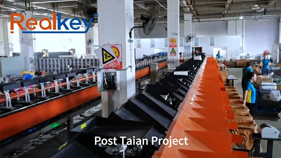 Tray sorting machine postal Taian project