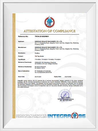 Tilt Tray Sorter CE Recognition
